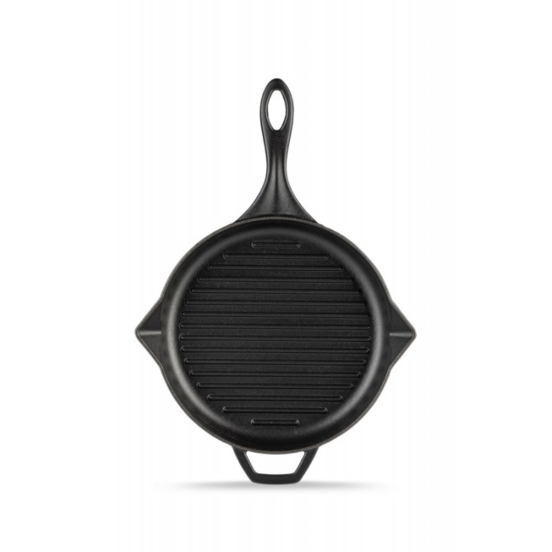 Emaljerad gjutjärnspanna grill Solagio, Black Onyx, Ф24cm - 