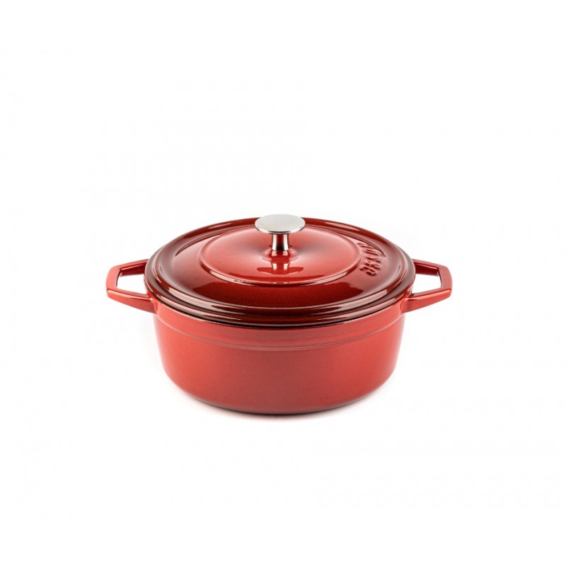 Djup gjutjärnsgryta Solagio, Rubin, Ф12 - 