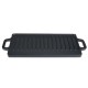 Dubbelsidig gjutjärn grillplatta, 38x23 cm | Gjutjärnsplåt |  |
