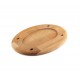 Träunderlägg för oval tallrik Hosse HSOISK2533, 25x33cm | Träunderlägg |  |