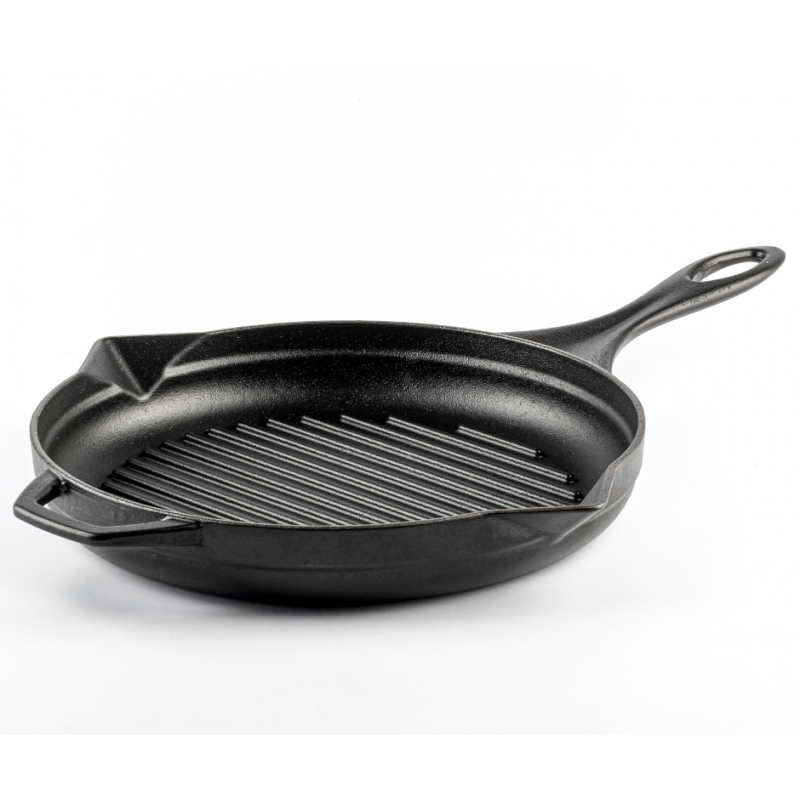 Emaljerad gjutjärnspanna grill Solagio, Black Onyx, Ф28cm - 