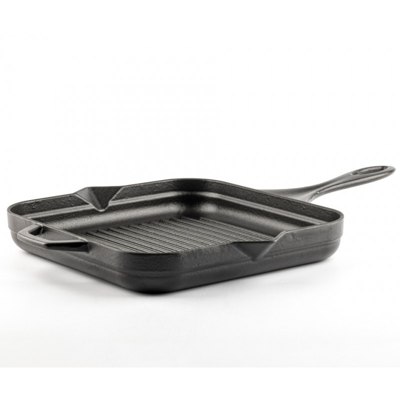 Emaljerad gjutjärnspanna grill Solagio, Black Onyx, 28x28cm - 