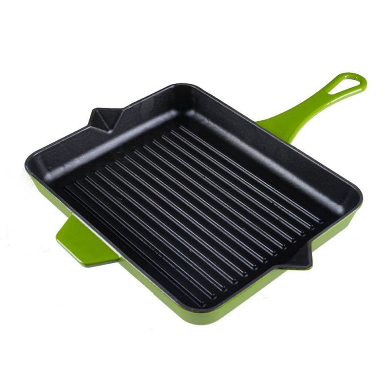 Emaljerad gjutjärnspanna grill Solagio, Bamboo, 26x32cm - 