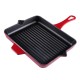 Emaljerad gjutjärnspanna grill Hosse, Rubin, 26x32cm | Gjutjärnspanna grill | Gjutjärnspanna |